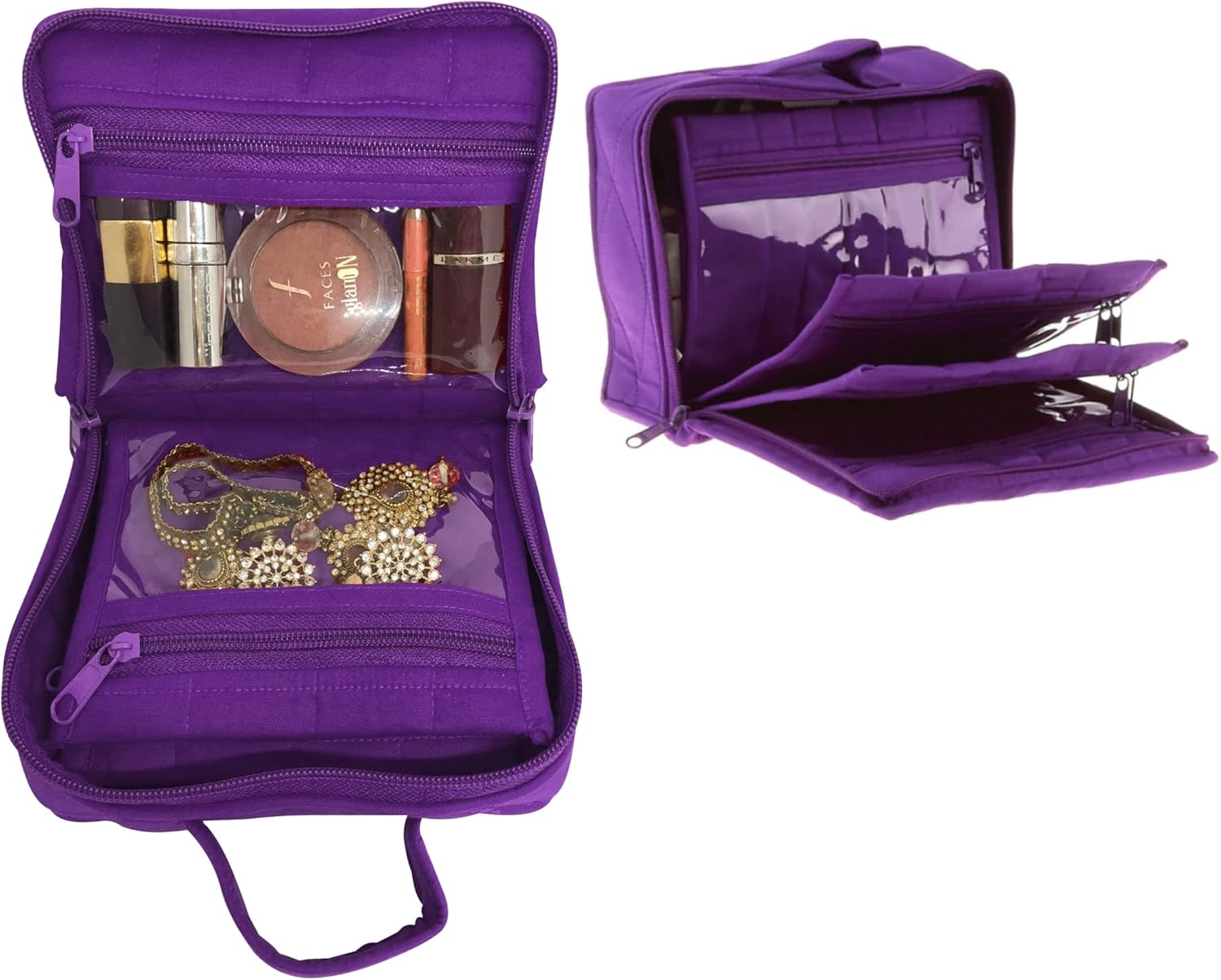 Yazzii Crafters – Mini bolsa organizadora de almacenamiento multiusos para manualidades, cosméticos y joyas