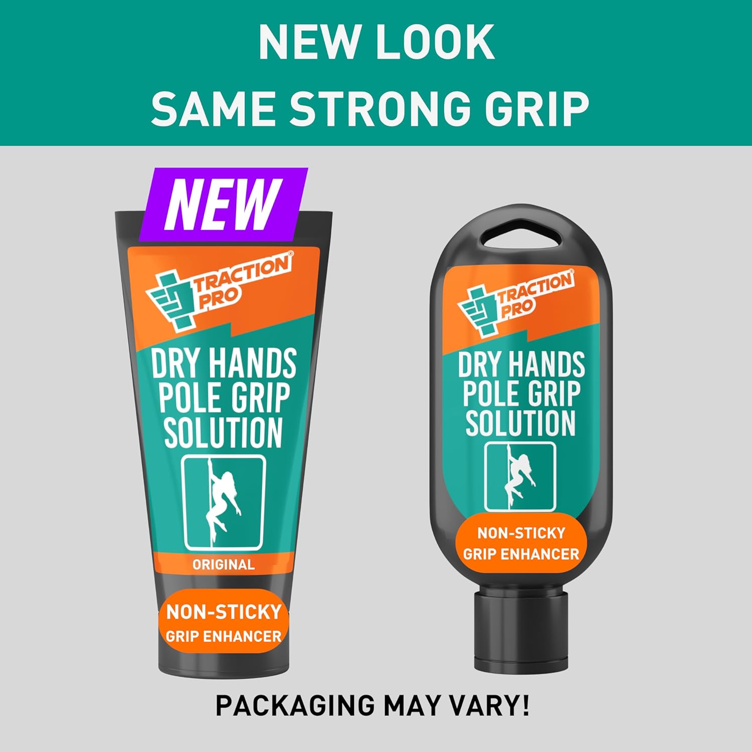TRACTION PRO Dry Hands Pole Grip for Pole Dancing 2fl.oz – Transparent Pole Dance Grip Enhancer – Mess Free Dry Grip for Hands – Pole Grip Dry
