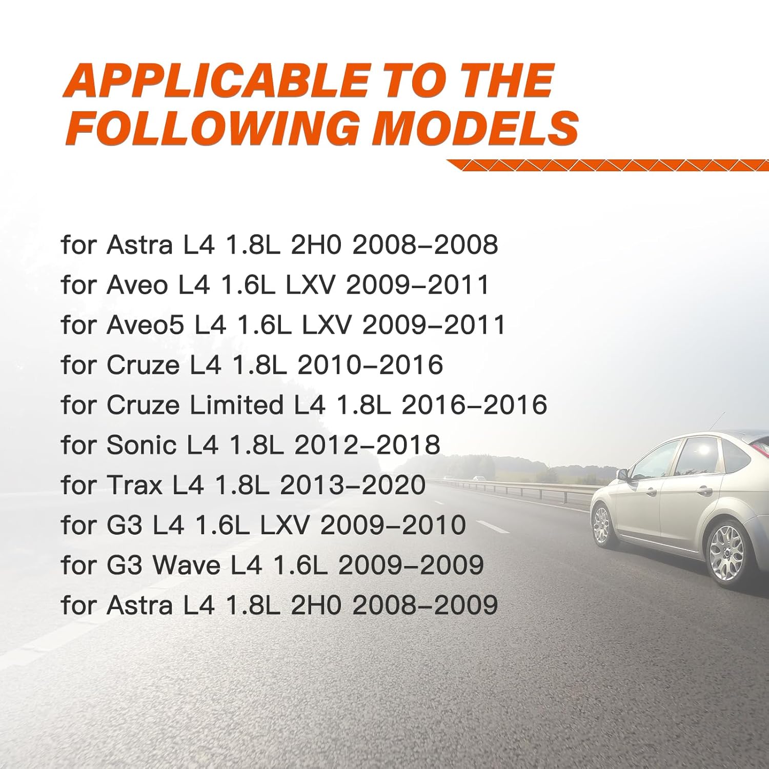 Noptul – Tapa de válvula de motor con juntas, adecuada para Astra Aveo Aveo5 Cruze Sonic Trax L4 1.6L1.8L 2008-2018, juego de cubierta de válvula