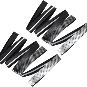 PATIKIL Raqueta de 5.9 pies con crestas de amortiguación, paquete de 2 cintas de agarre de poliuretano antideslizantes y absorbentes para caña de PATIKIL Raqueta de 5.9 pies con crestas de amortiguación, paquete de 2 cintas de agarre de poliuretano antideslizantes y absorbentes para caña de