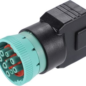 X AUTOHAUX 1 unids tipo 2 OBD2 macho 9 Pin J1939 a OBD2 16 Pin J1962 adaptador hembra OBD dispositivo de diagnóstico Conector convertidor X AUTOHAUX 1 unids tipo 2 OBD2 macho 9 Pin J1939 a OBD2 16 Pin J1962 adaptador hembra OBD dispositivo de diagnóstico Conector convertidor