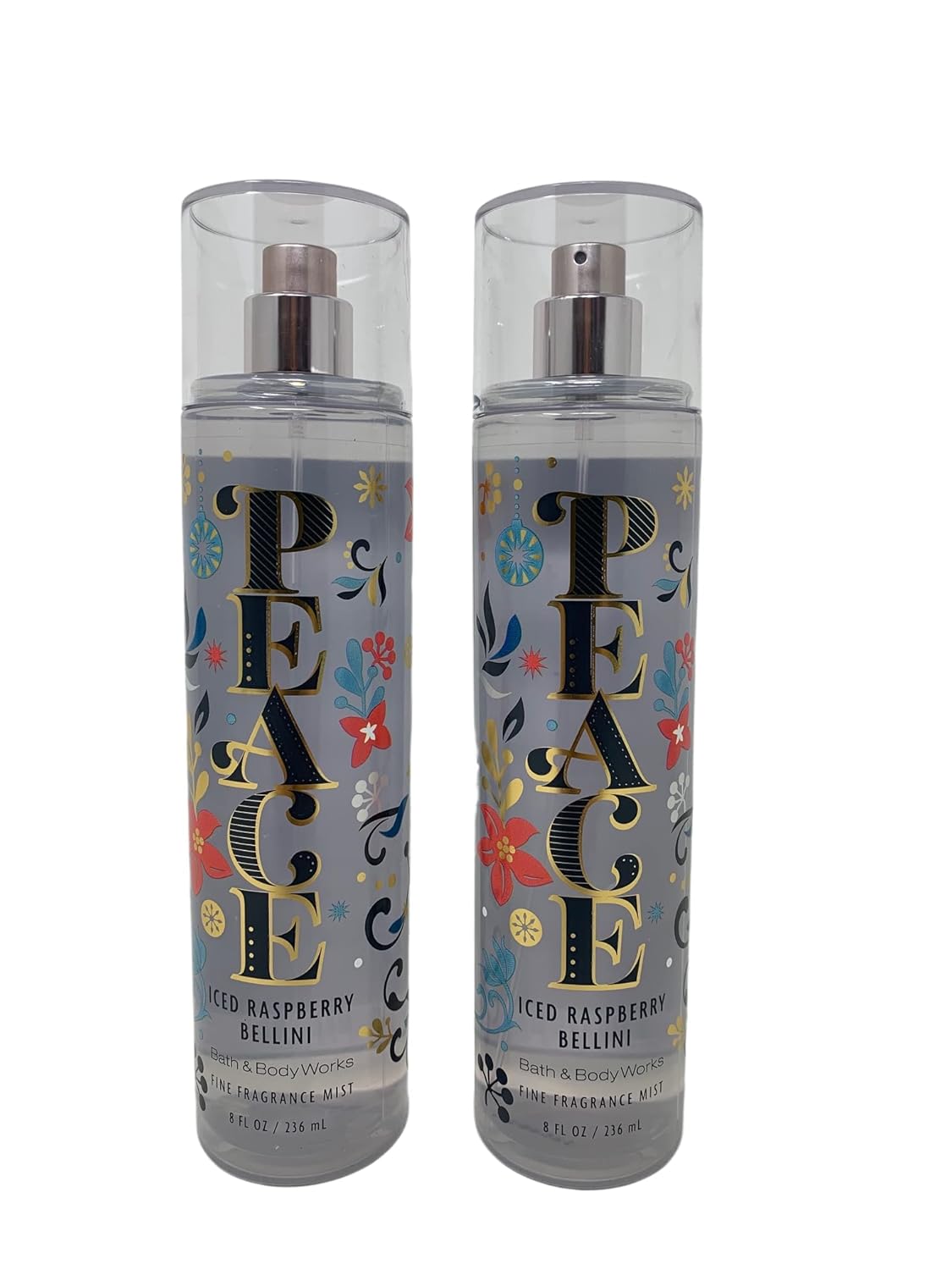 Bath and Body Works – Fragancia fina en bruma  Paquete económico de 2 unidades (Iced Raspberry Bellini)
