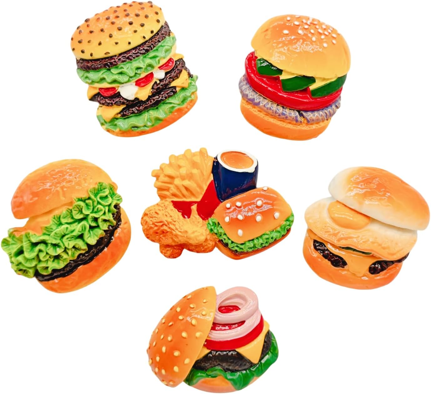Juego de 12 imanes de resina 3D para refrigerador para decoración de cocina, para uso doméstico y oficina (estilo 2)