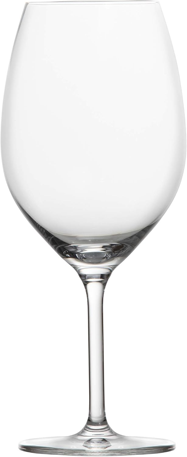 Schott Zwiesel Tritan – Juego de 6 vasos de cristal para banquetes de cristal de color burdeos, 20.3 onzas