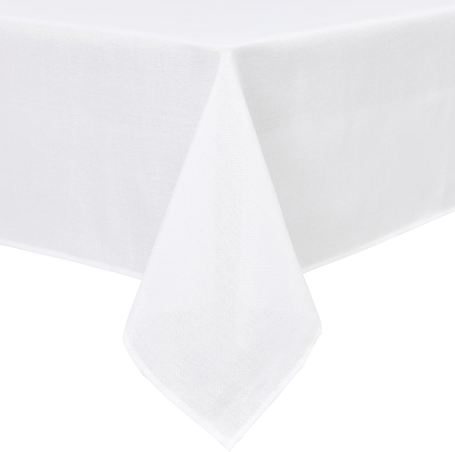 Hiasan – Mantel rectangular de lino sintético – Mantel lavable resistente a las arrugas y a las manchas, para mesa de cocina o comedor, para cenas y