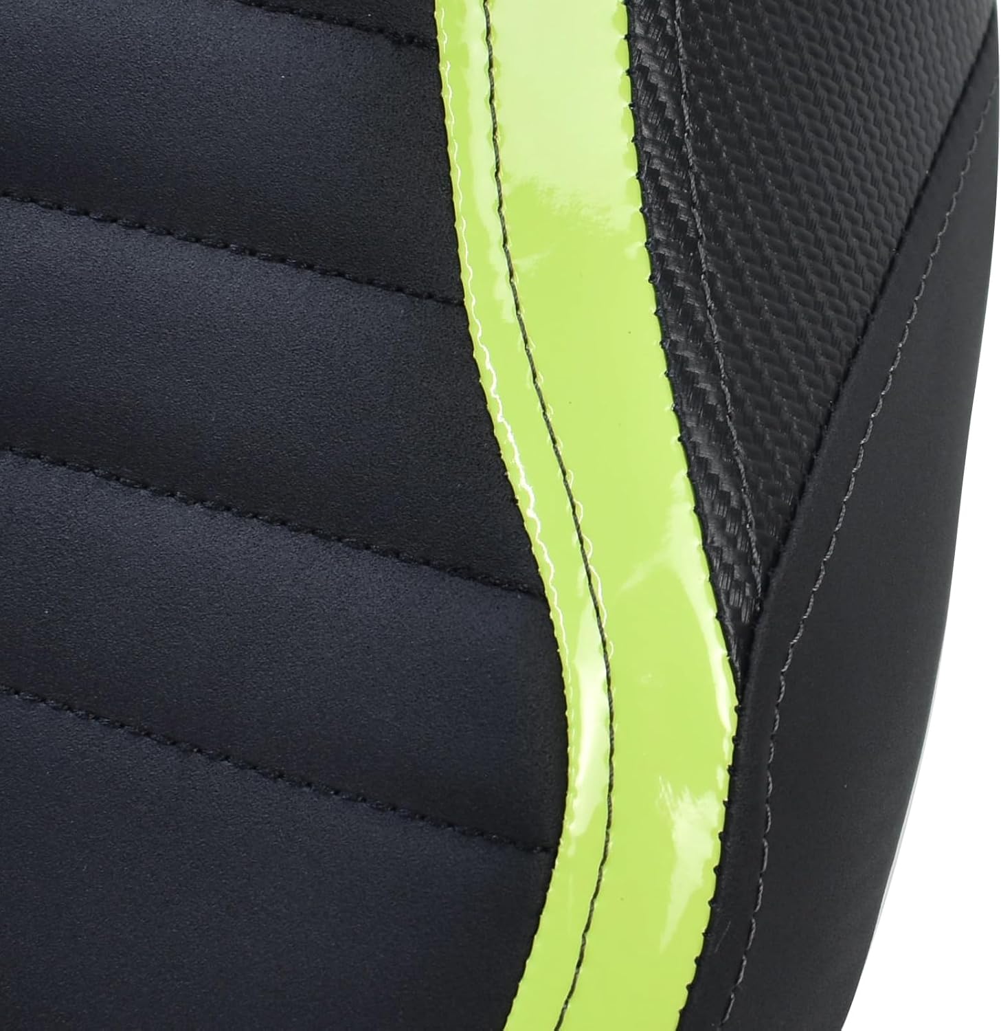 Midimttop Asiento delantero de cuero suave Touring Waterpfroof, cojín para asiento trasero del pasajero, asiento trasero para Ka-wa-sa-ki Z900 Z-900
