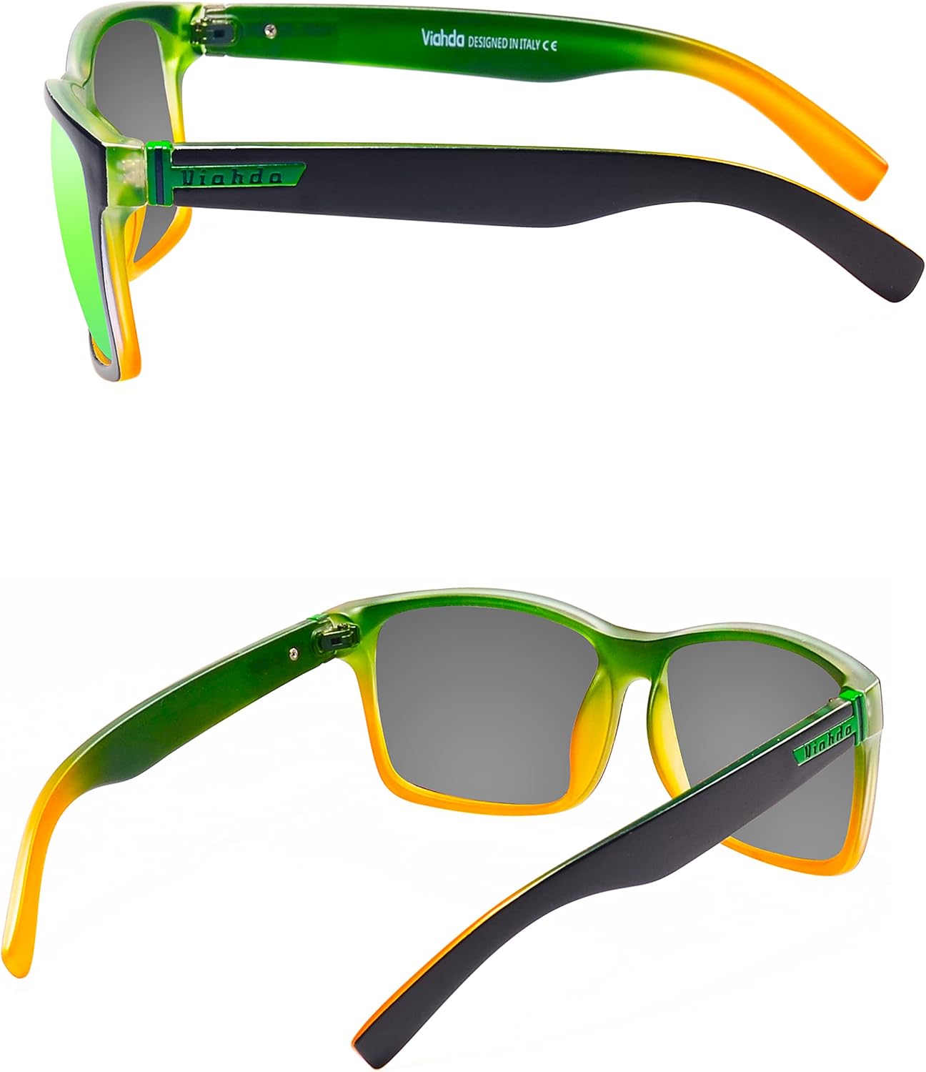 VIAHDA Gafas de sol polarizadas deportivas para hombres Ciclismo Conducción Pesca Gafas de sol Mujeres 100% Protección UV HD5089