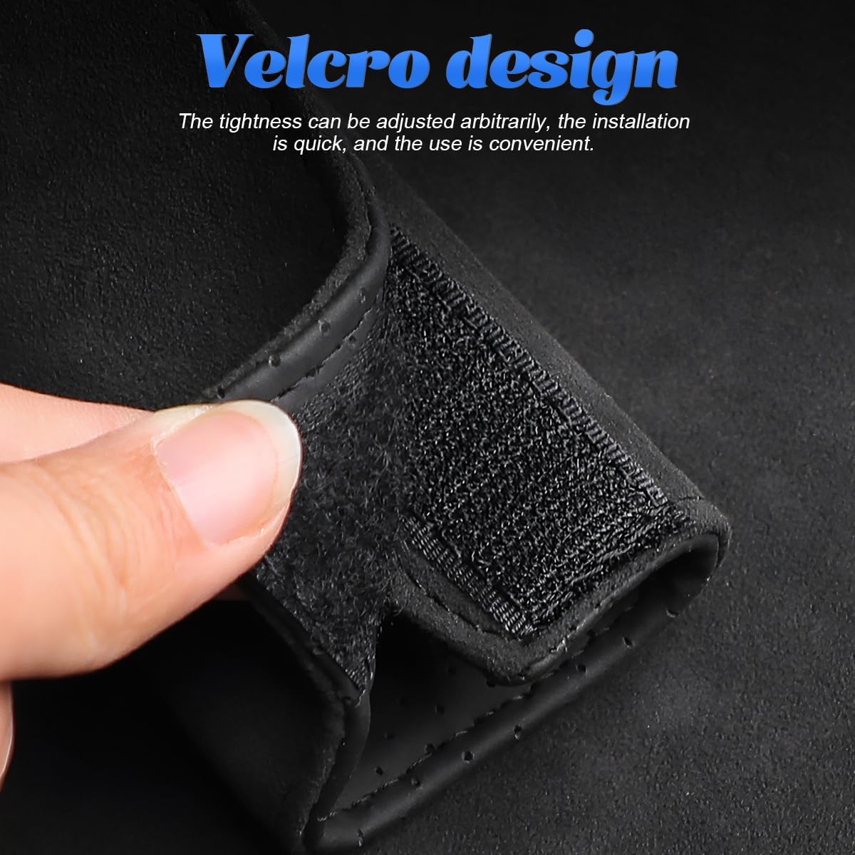 BESULEN 2 protectores de manija de puerta interior de automóvil, cuero duradero, cubierta antiarañazos para manija interior de puerta trasera