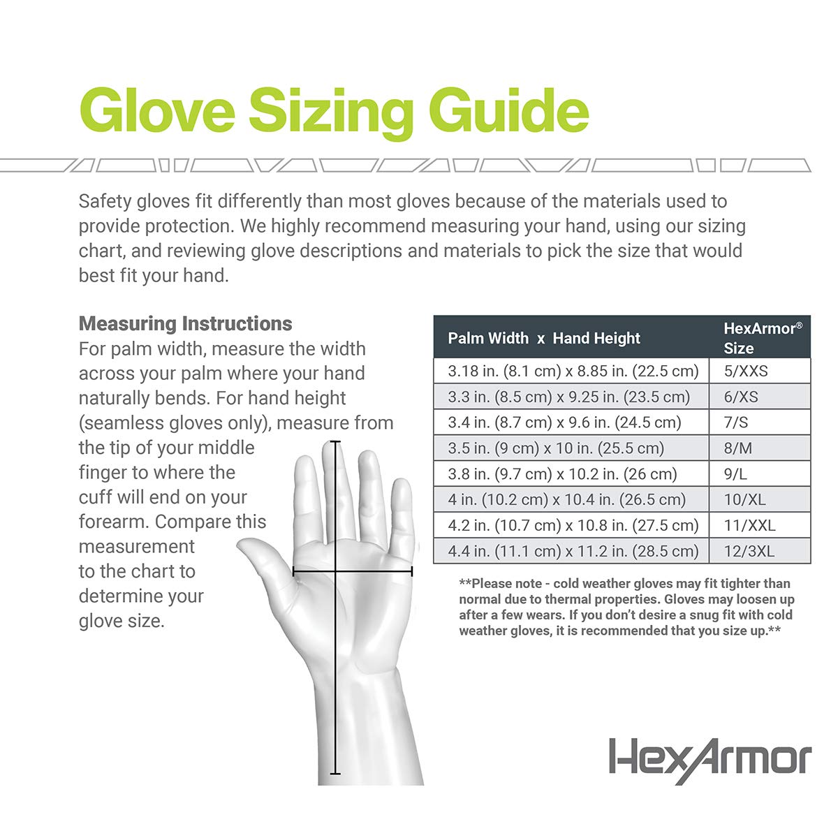 HexArmor Chrome SLT  Series 4066 – Guantes de trabajo de cuero resistentes a cortes y calor, talla L