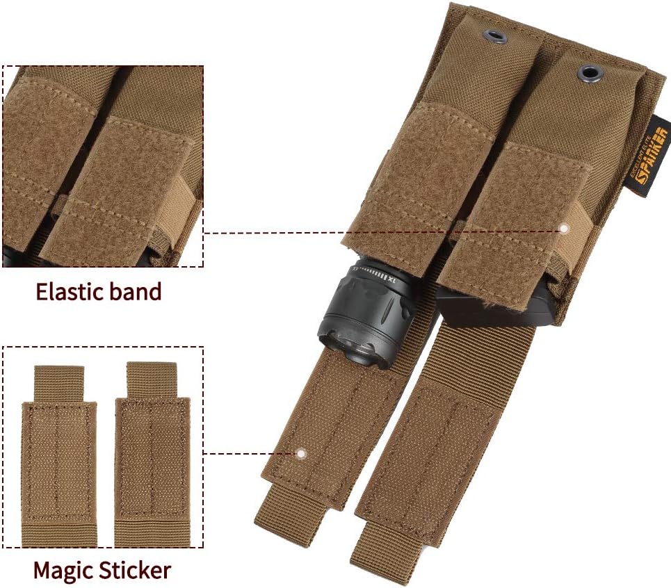 EXCELLENT ELITE SPANKER Molle – Bolsa táctica para revistas, organizador de herramientas