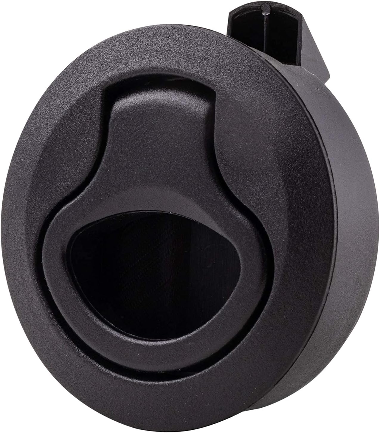 YUSOVE Pestillo de plástico negro de 2 pulgadas, para escotilla de cubierta marina, pestillo de arrastre para puerta de cubierta marina, pestillo