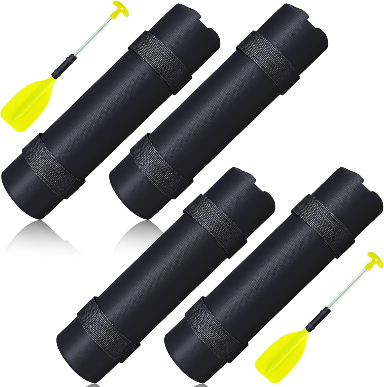 Deekin Paquete de 4 flotadores de remo para flotación, kayak, deportes, canoa, surf, paddleboarding, visibilidad, regalos