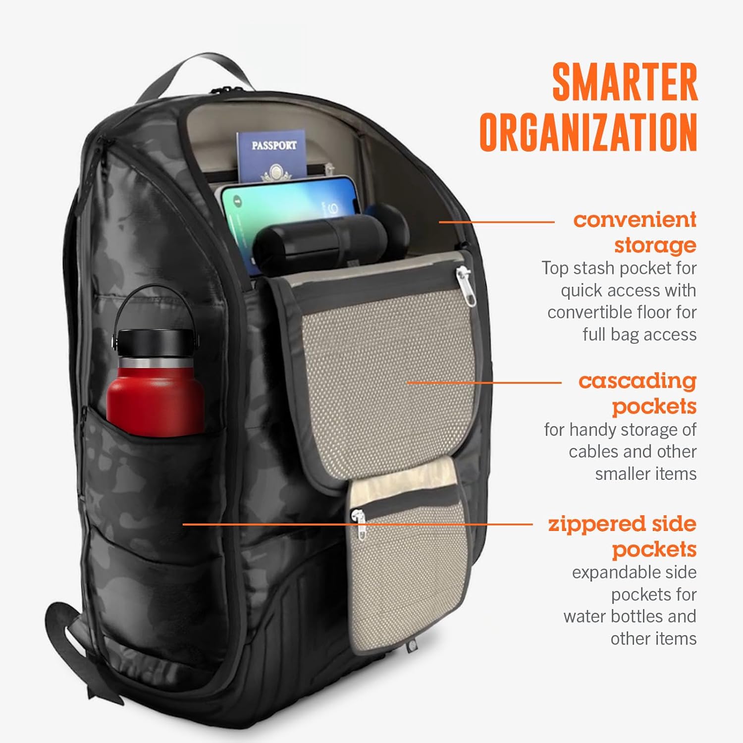 STM Dux 30L – Mochila tecnológica versátil de 17 pulgadas, color negro