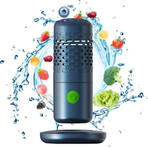 Fruit and Vegetable Washing Machine,Fruit Vegetable Purifier Fruit and Vegetable Cleaner, Capsule Shape Fruit & Vegetable Cleaner Machine for Fruit and Vegetable Washing Machine,Fruit Vegetable Purifier Fruit and Vegetable Cleaner, Capsule Shape Fruit & Vegetable Cleaner Machine for