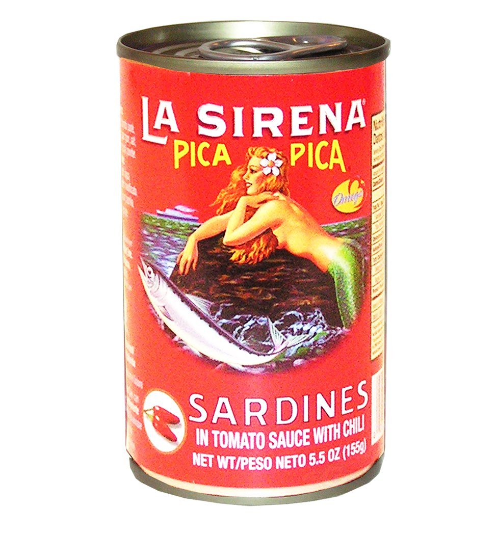 La Sirena Pica Pica Sardina 5.5 oz – Sardina (Paquete de 5)