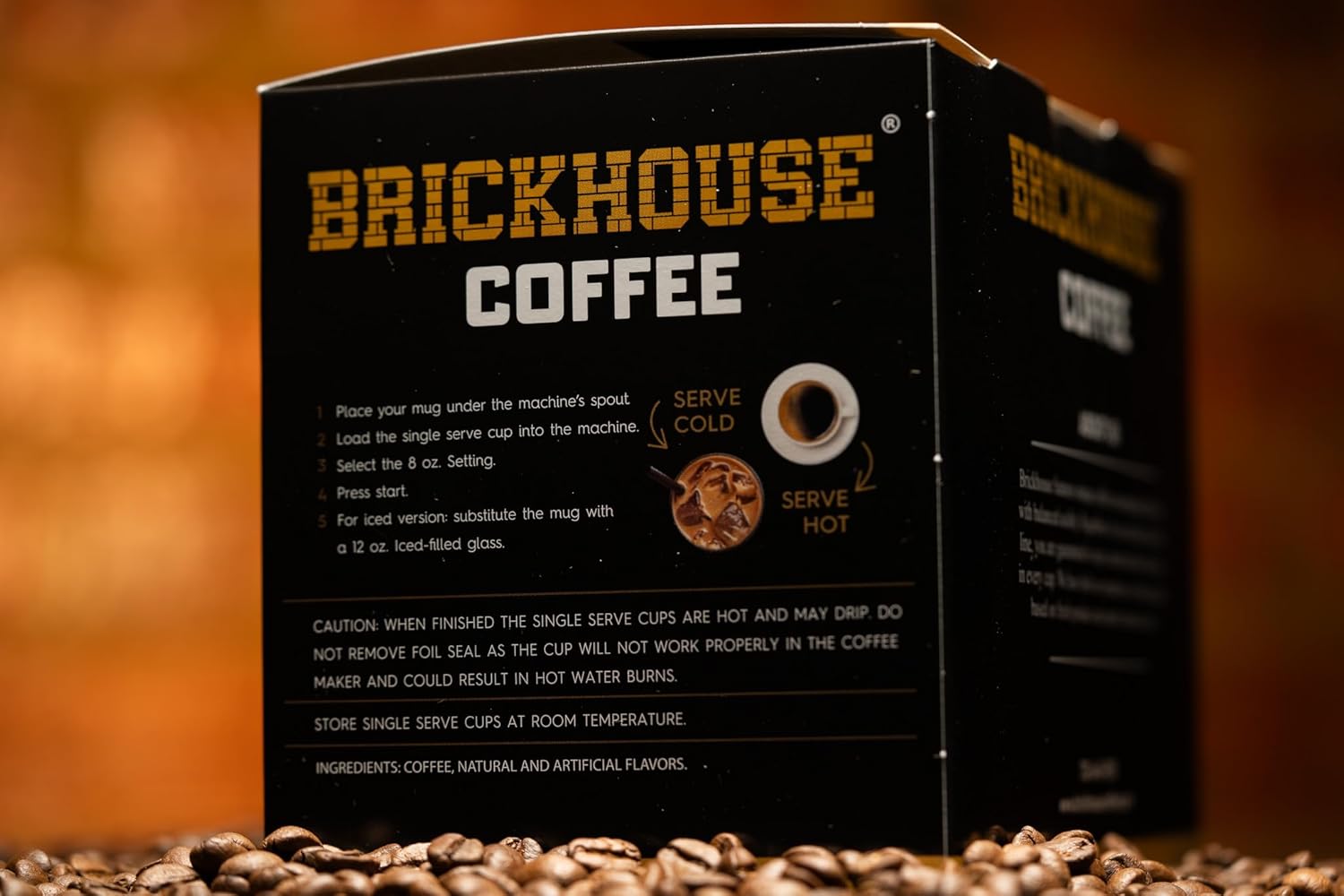Brickhouse Café de una sola porción, 12 tazas (crema de plátano)