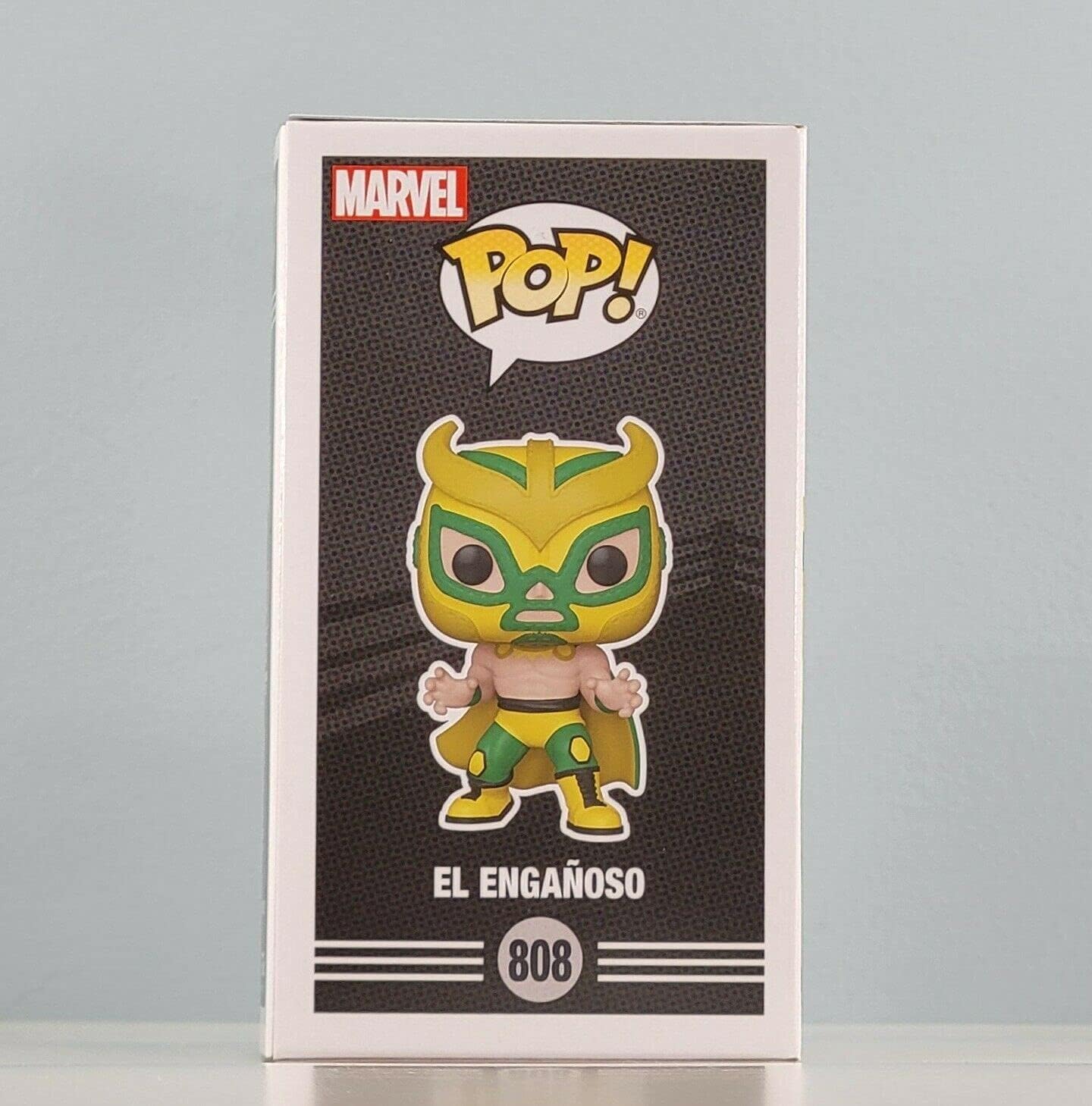 Lucha Libre Marvel Edition El Enganoso Pop! Figura coleccionable de vinilo con cabeza de bobble, exclusiva