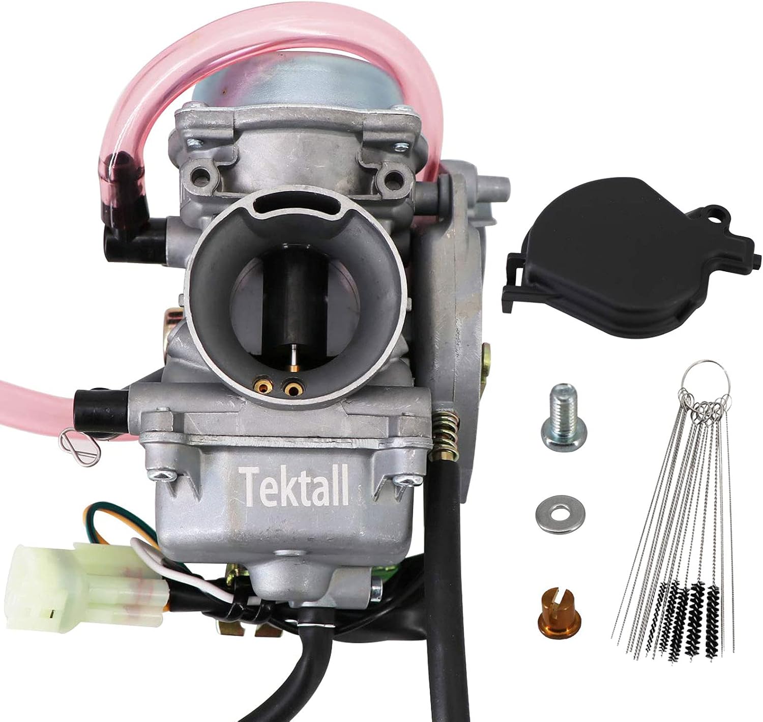 Carburador para Ka.wasaki KVF300 KVF 300 Prairie 300 2X4 4X4 1999-2002 ATV KVF300B KVF300A OE # 15003-1437 con kit de herramientas de limpieza de
