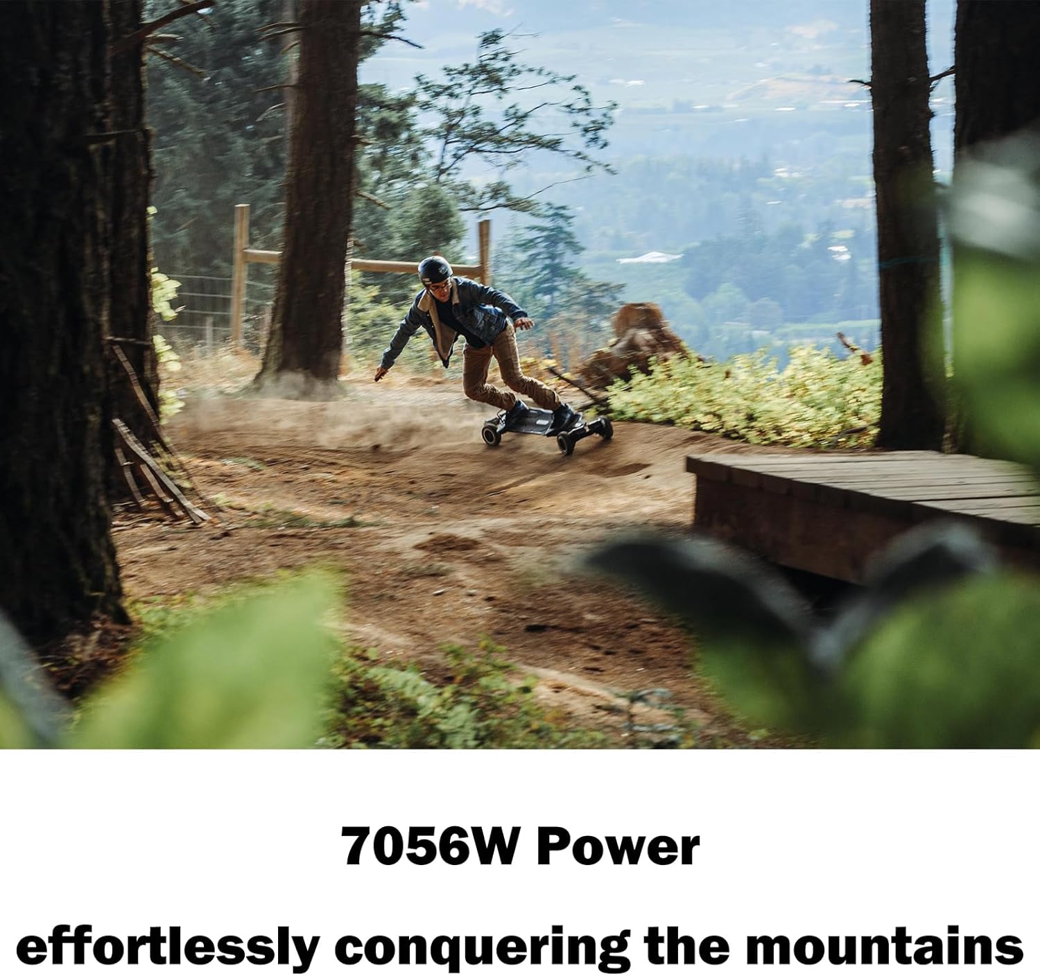Exway Atlas Pro – Patinetas eléctricas todoterreno todoterreno, velocidad máxima de 35 mph, tabla de montaña de rango de 24 millas, batería AUXPack