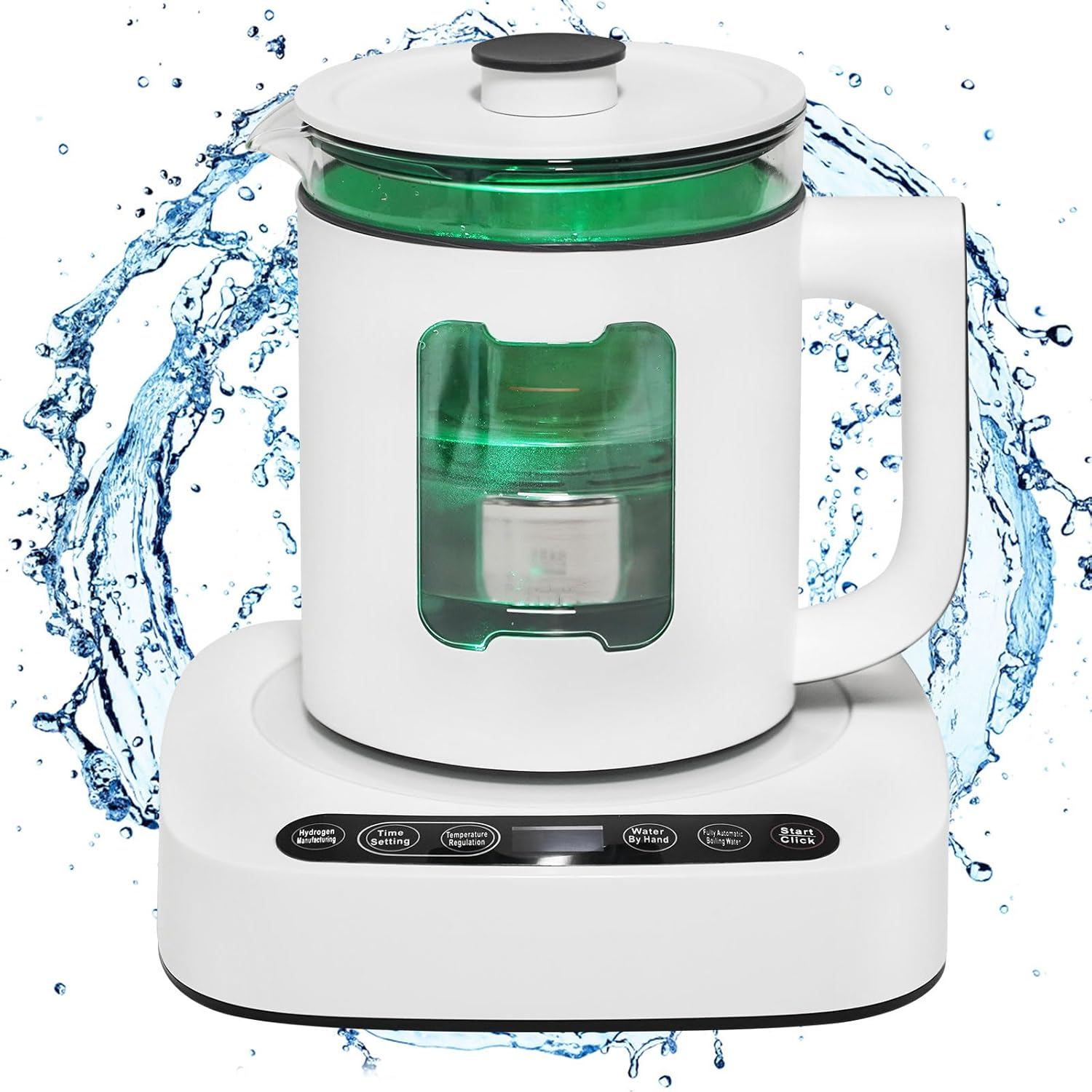 Generador de agua de hidrógeno mejorado Máquina para hacer hidrógeno Tecnología SPE y PEM Jarra de agua de hidrógeno de 1600PPB Suministro