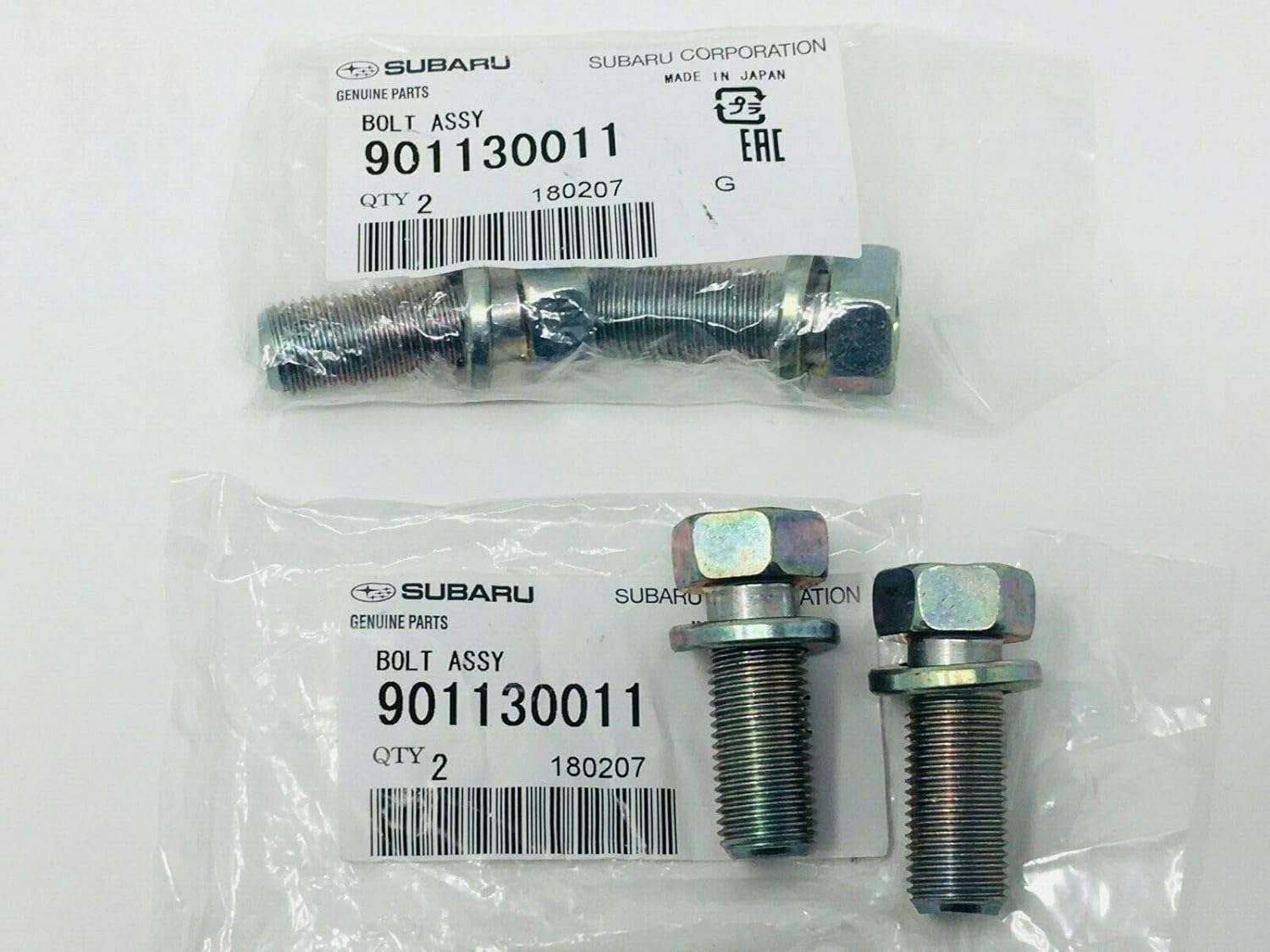 Subaru Juego de 4 pernos de montaje de pinza de freno de disco Impreza WRX STi Forester Legacy Outback BRZ Crosstrek OEM