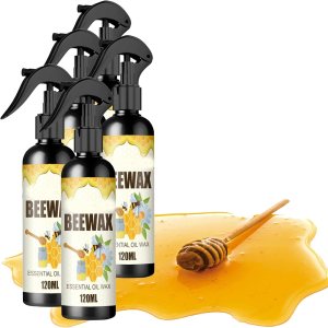 Spray de cera de abeja micromolecularizada natural, cera de abejas para muebles, el espray original de cera de abeja para pulido de muebles y Spray de cera de abeja micromolecularizada natural, cera de abejas para muebles, el espray original de cera de abeja para pulido de muebles y