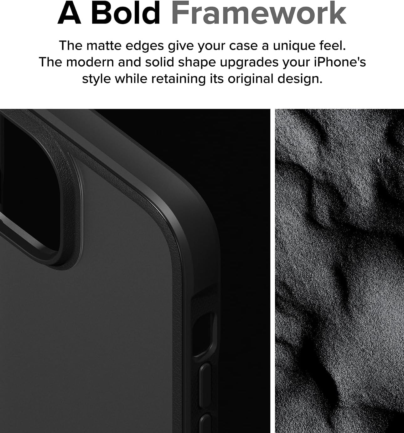 Ringke Fusion Bold No más decoloración Compatible con iPhone 15, tecnología antihuellas dactilares que evita manchas grasas, revestimiento