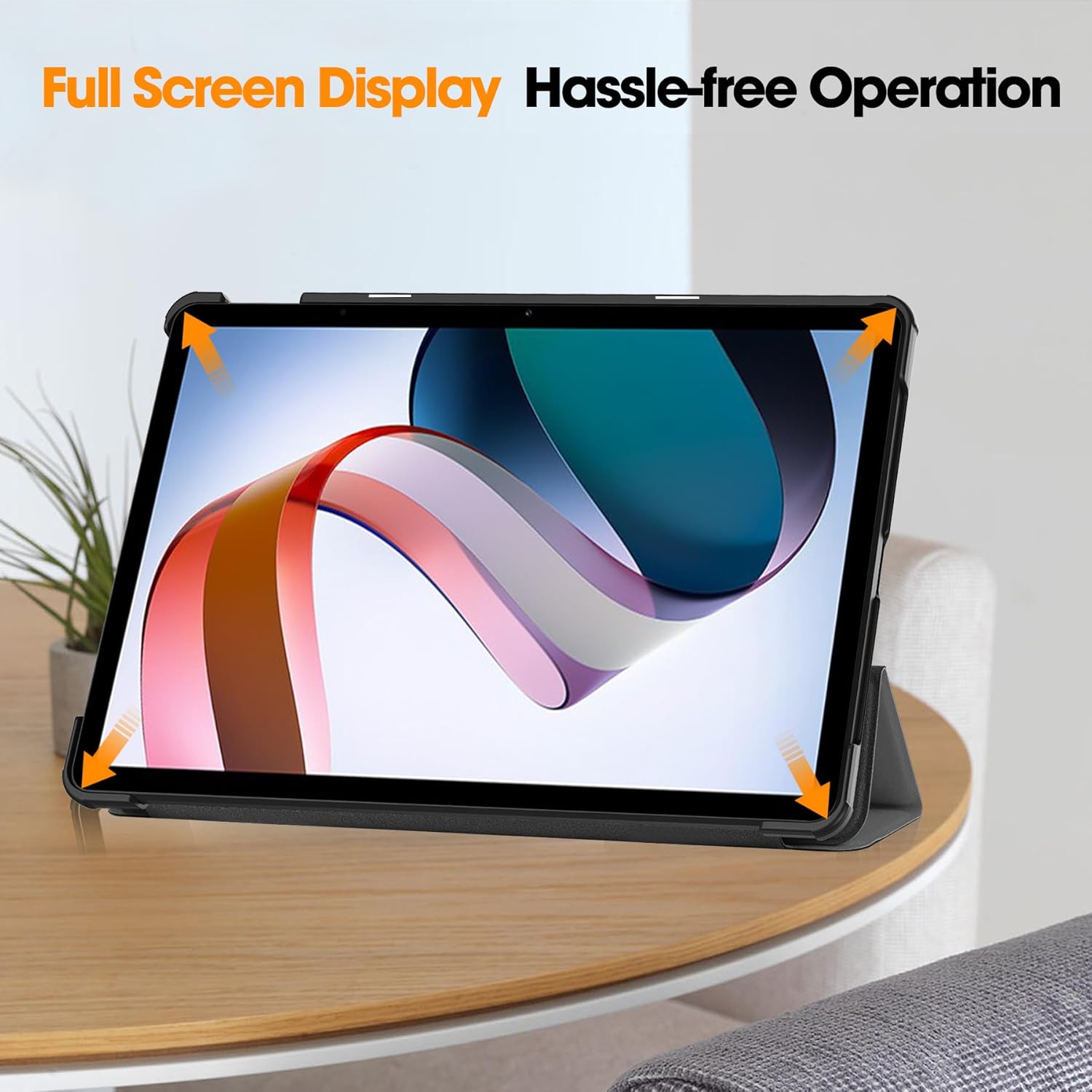 Fundas triples para tablet Xiaomi Redmi Pad SE de 11 pulgadas 2023, función inteligente de reposoencendido automático para RedMi Pad SE de 11