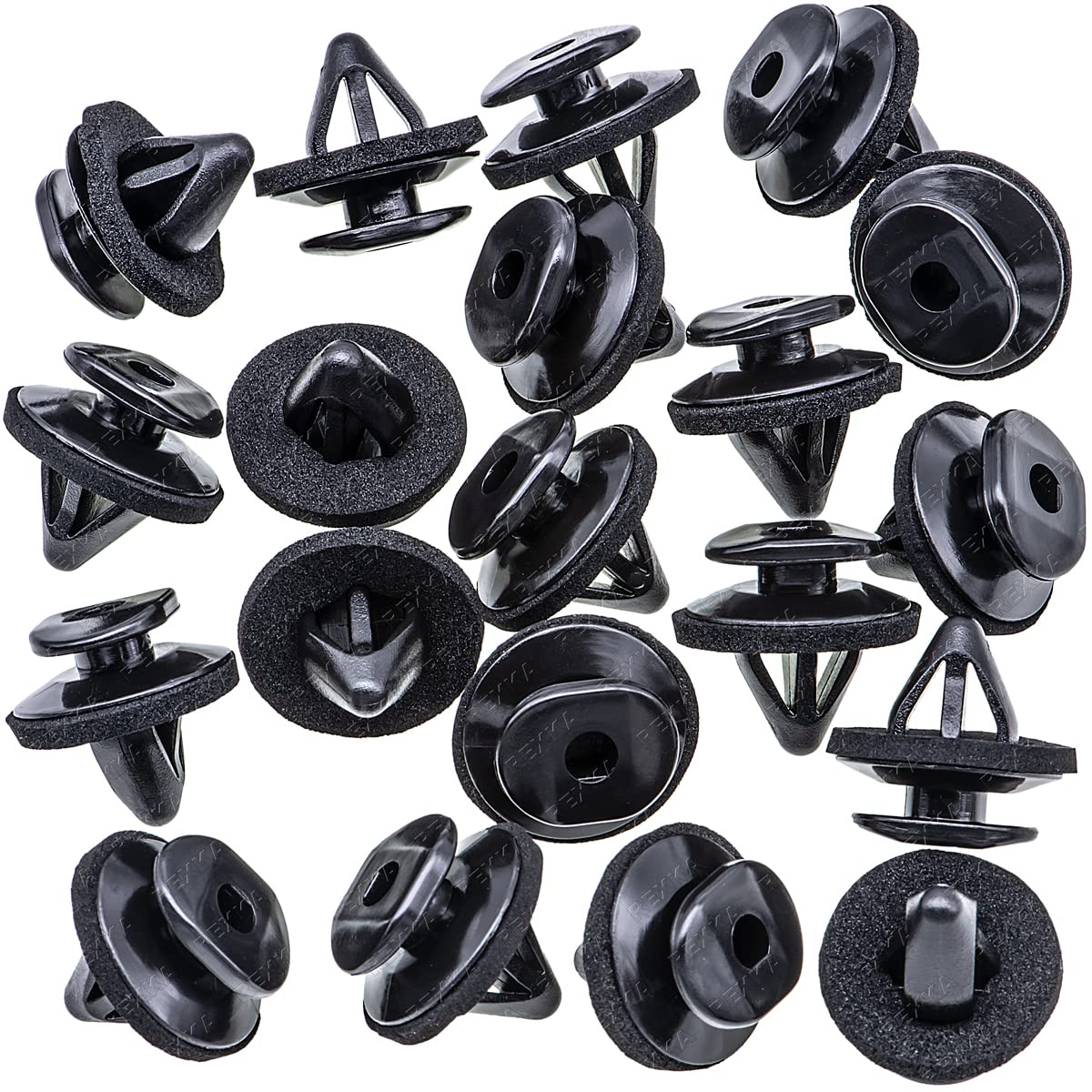 Rexka 20 piezas de guardabarros, balancines, guarniciones, retenedores con sellador para Subaru 909130088 909130109 Ascent Forester Impreza Legacy
