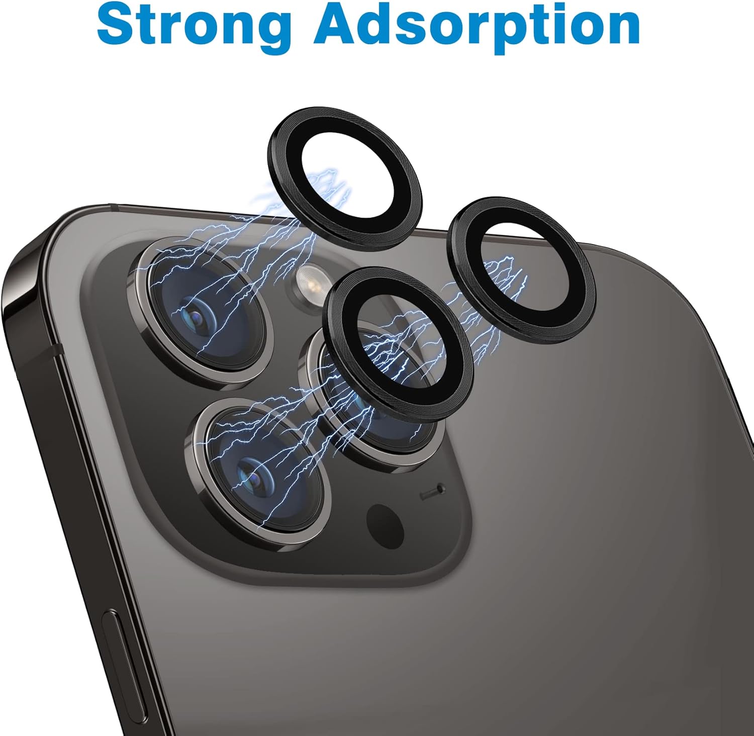 Compatible con iPhone 15 ProiPhone 15 Pro Max, protector de lente antiarañazos, protector de lente de vidrio templado 9H, protector de pantalla de
