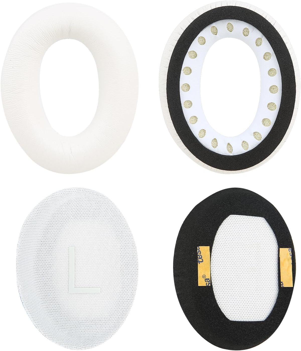 Almohadillas para los oídos Bose QuietComfort 45 QC45 QC35 ii QC35 de piel de cordero almohadillas de cuero de cordero profesionales de repuesto con
