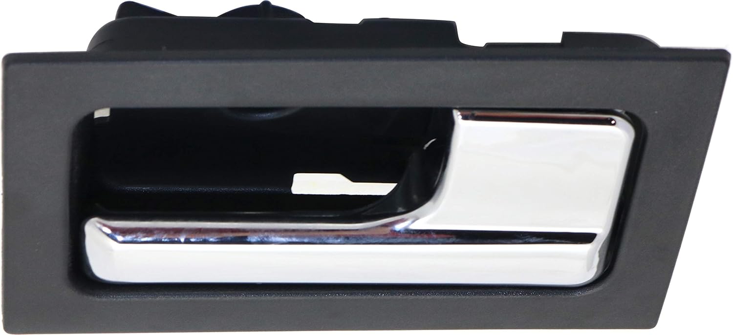 Garage-Pro Juego de manijas de puerta interior compatibles con Ford F-150 2009-2014 delantero, lado del conductor y del pasajero, bisel negro con