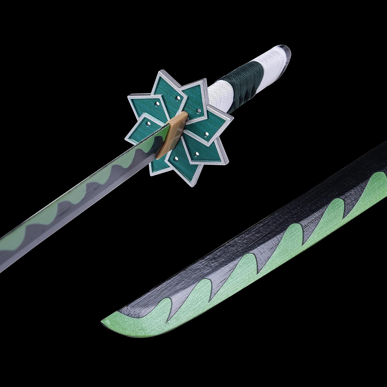 ziqing Espada para cosplay de Demon Slayer hecha a mano, Katana de 31 pulgadas con múltiples estilos para elegir
