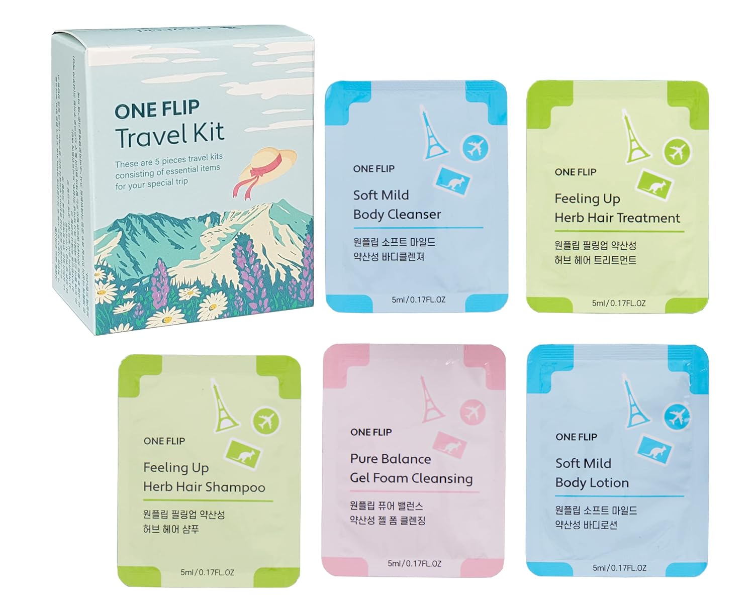 Kit de artículos de tocador coreanos para el cuidado de la piel para mujer, 10 piezas, esenciales esenciales de belleza K Beauty, champú,