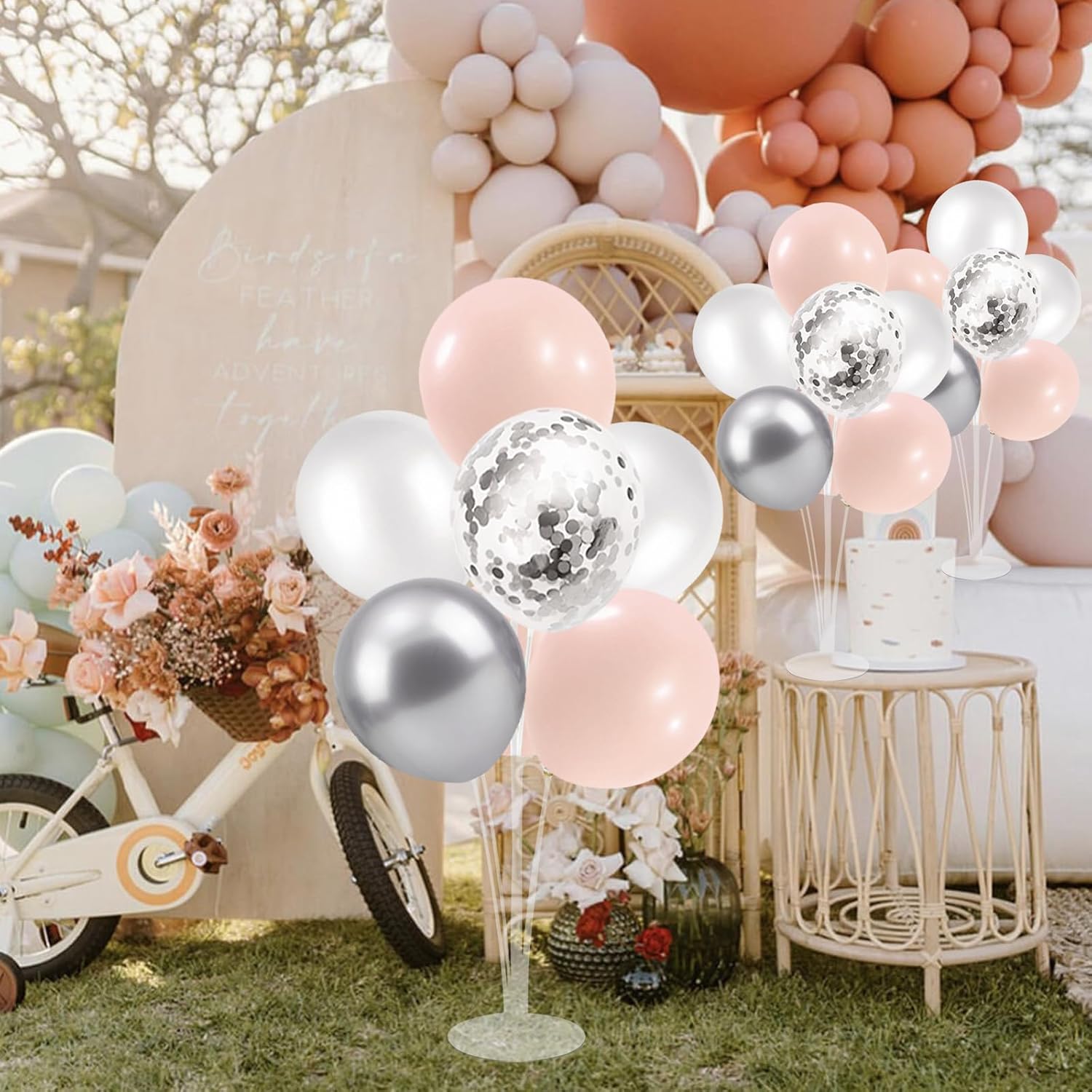 Soporte de globos, decoración de mesa para fiesta de baby shower, boda, compromiso, despedida de soltera, aniversario, día de la madre, cumpleaños