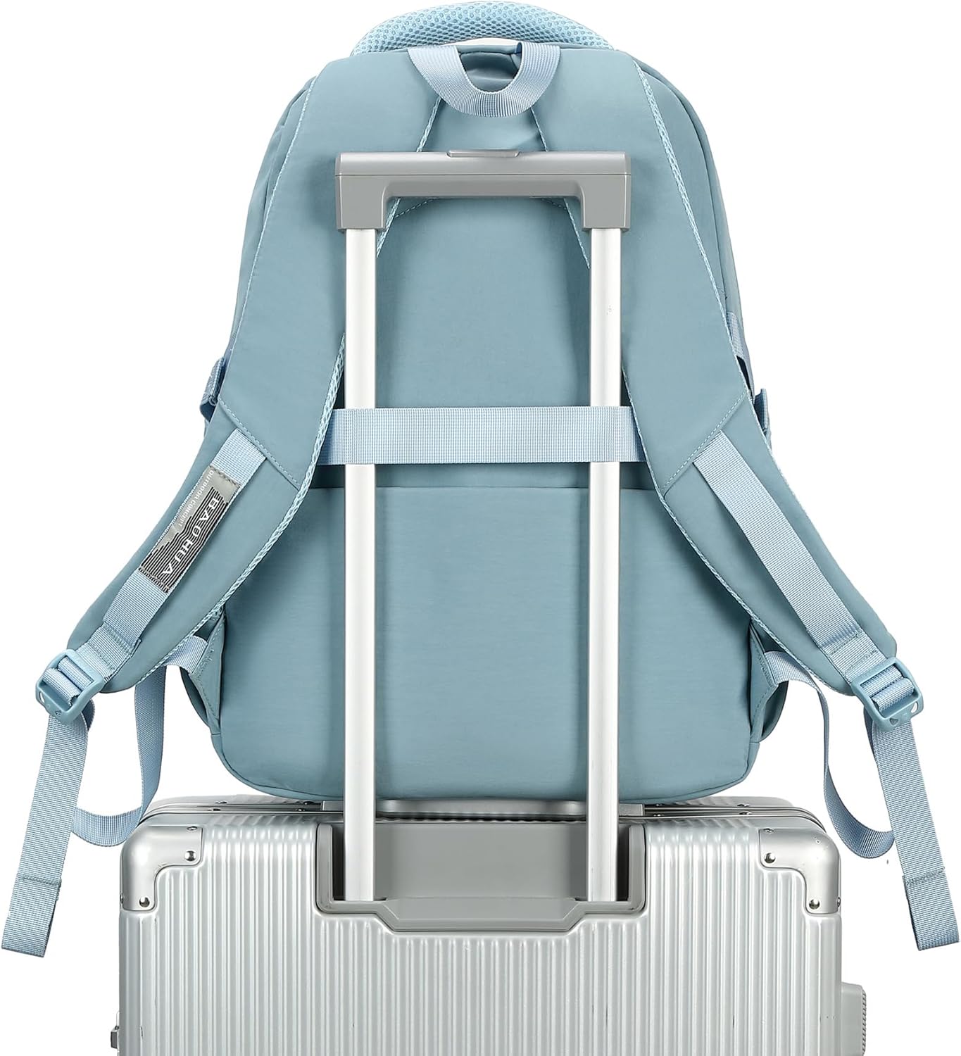 CAMTOP Mochila escolar para laptop universitaria con puerto de carga USB, bolsa de libros para computadora de 15.6 pulgadas para mujeres y niñas,