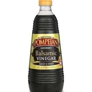 Pompeian Vinagre balsámico gourmet, perfecto para aderezos de ensaladas, salsas, platos de mariscos y carne, naturalmente sin gluten, 30 onzas Pompeian Vinagre balsámico gourmet, perfecto para aderezos de ensaladas, salsas, platos de mariscos y carne, naturalmente sin gluten, 30 onzas