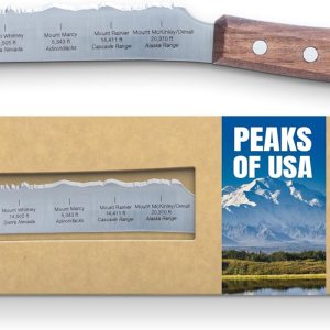 PanoramaKnife Cuchillo de cocina  Fabricado en Suiza  Picos de Estados Unidos  Cordilleras parecidas a la hoja  Acero inoxidable quirúrgico + madera PanoramaKnife Cuchillo de cocina  Fabricado en Suiza  Picos de Estados Unidos  Cordilleras parecidas a la hoja  Acero inoxidable quirúrgico + madera