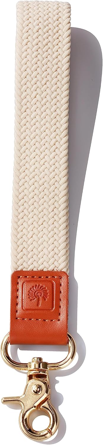 PikPok Mart Llavero de pulsera, cordón elástico para la muñeca para llaves, correa trenzada elástica para llaveros, soporte para billetera de