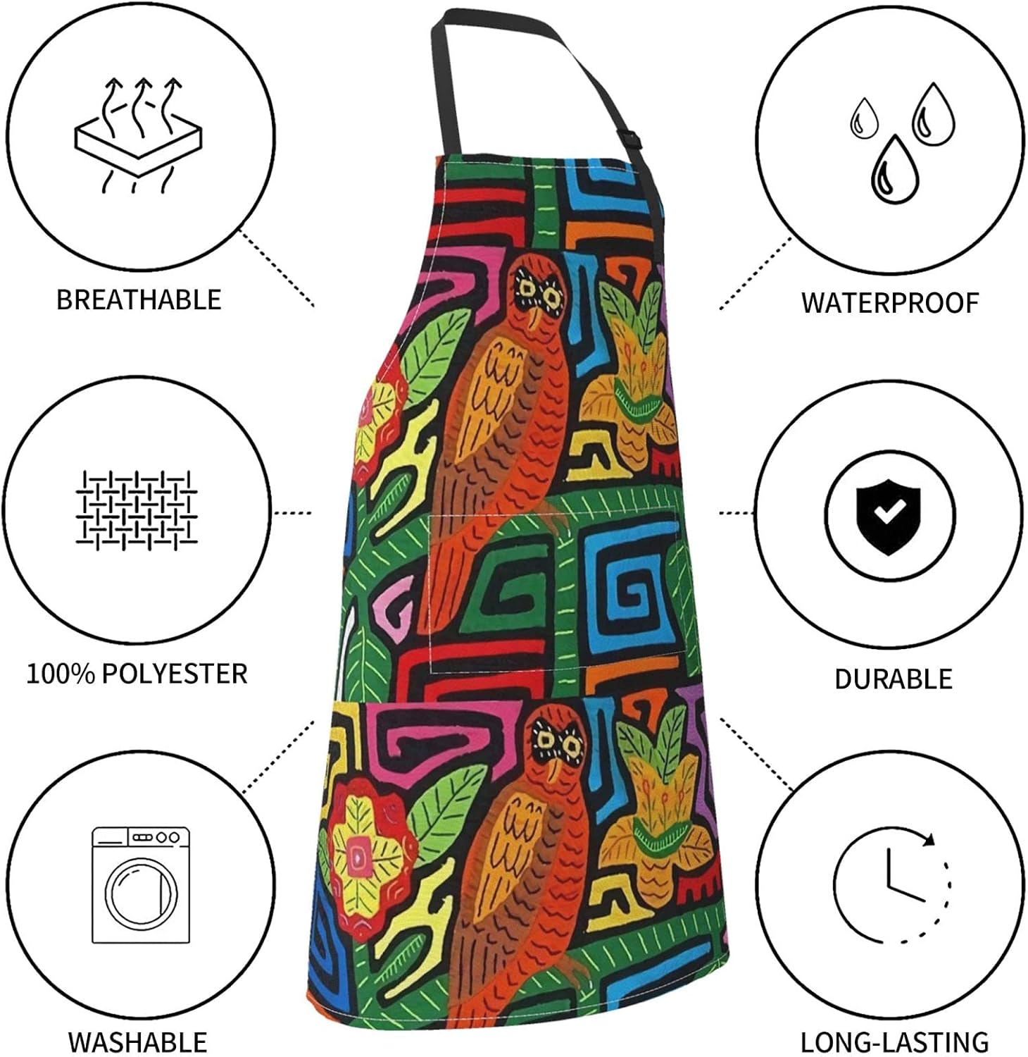 Delantales ajustables con peto, resistentes a las manchas de aceite de agua, delantales de cocina de chef negro con bolsillos para hombres y mujeres