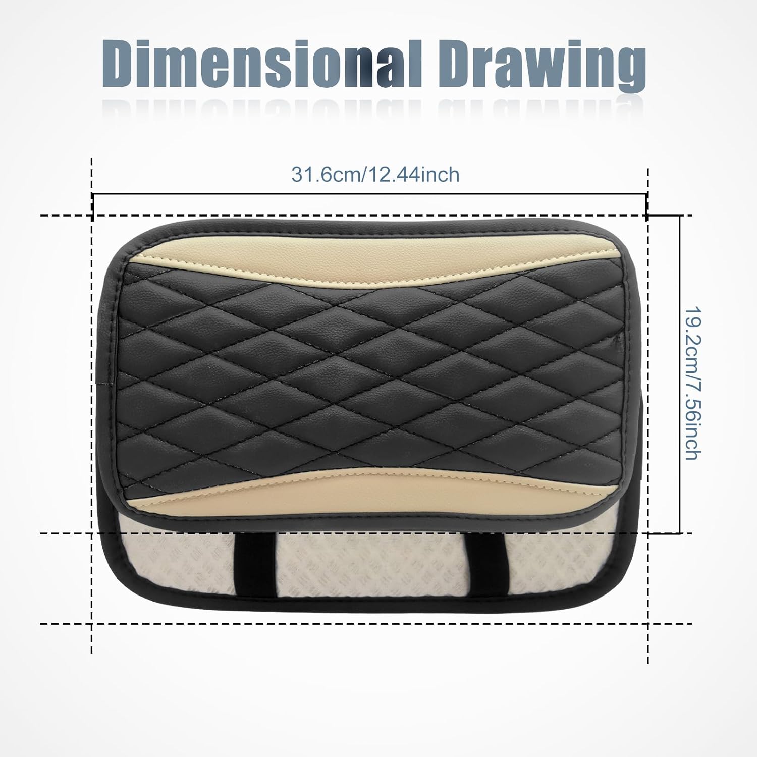 Funda universal de cuero impermeable para consola central de automóvil, protector de caja de asiento para reposabrazos, accesorios de decoración de