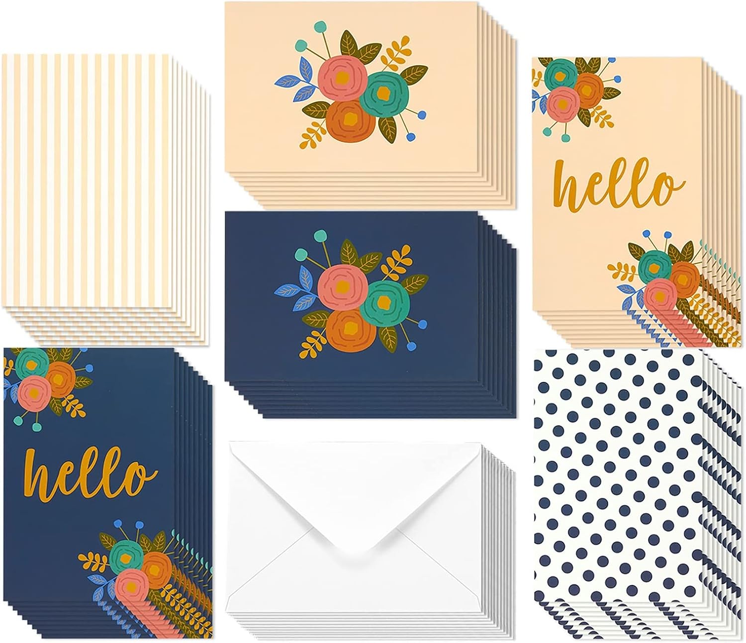 Tarjetas de felicitación para ella Floral y geométrica, Floral