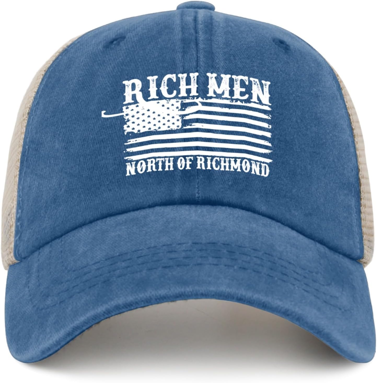 Sombrero divertido RichMen Norths of Richmond Sombrero Trucker Hat Men Gorra de malla vintage para verano