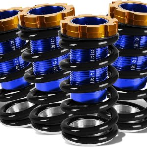 DNA Motoring COIL-HC88-T22-BK – Kit de manguito de suspensión coilover para Honda Civic Del Sol CRX Acura Integra 88-01, color negro DNA Motoring COIL-HC88-T22-BK – Kit de manguito de suspensión coilover para Honda Civic Del Sol CRX Acura Integra 88-01, color negro
