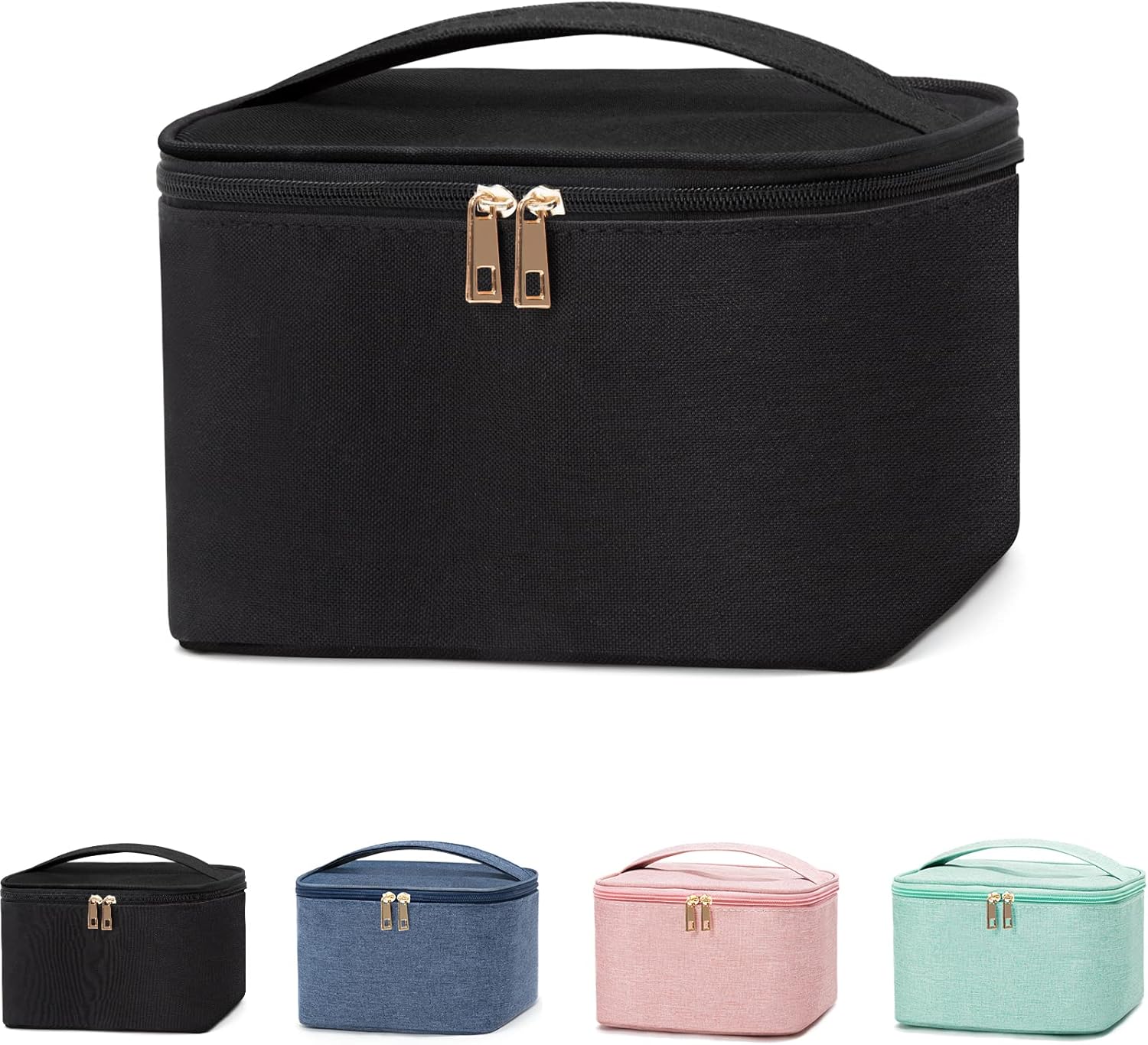 Estuche de maquillaje de viaje para mujeres, cosméticos, brochas de maquillaje, artículos de tocador, accesorios digitales, bolsa de almacenamiento,