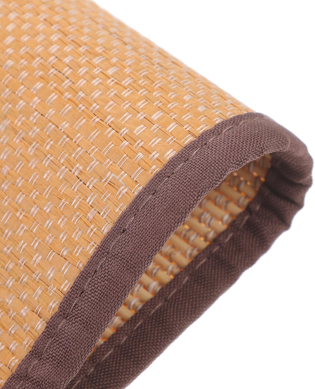 Cojín de asiento tejido para meditación y sentado en el suelo, cojín de suelo de enfriamiento de verano para uso en interiores, tapete cómodo para