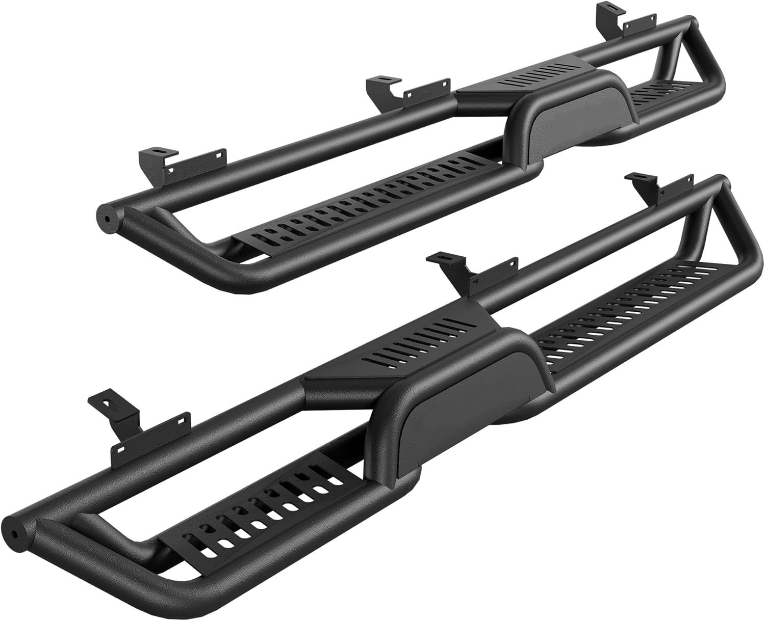 Estribos laterales compatibles con Wrangler JK JL de 4 puertas, dos escaleras