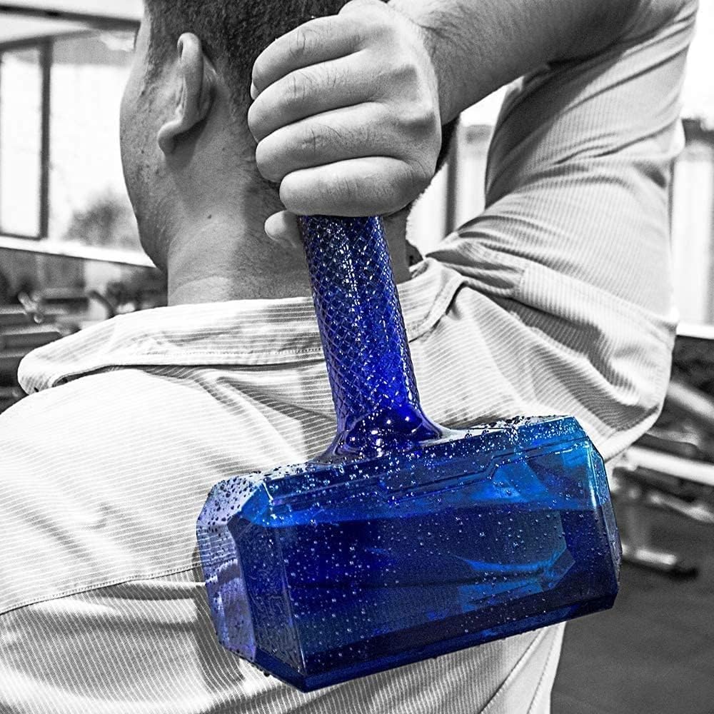 Botella de agua deportiva martillo para Thor en forma de botella de agua de gran capacidad, contenedor de agua potable para gimnasio, culturismo,