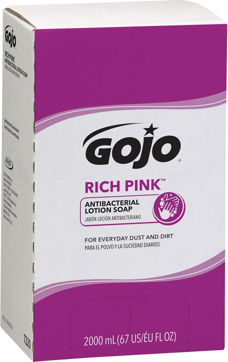 Gojo Rich Pink Antibacterial Lotion Soap Refill