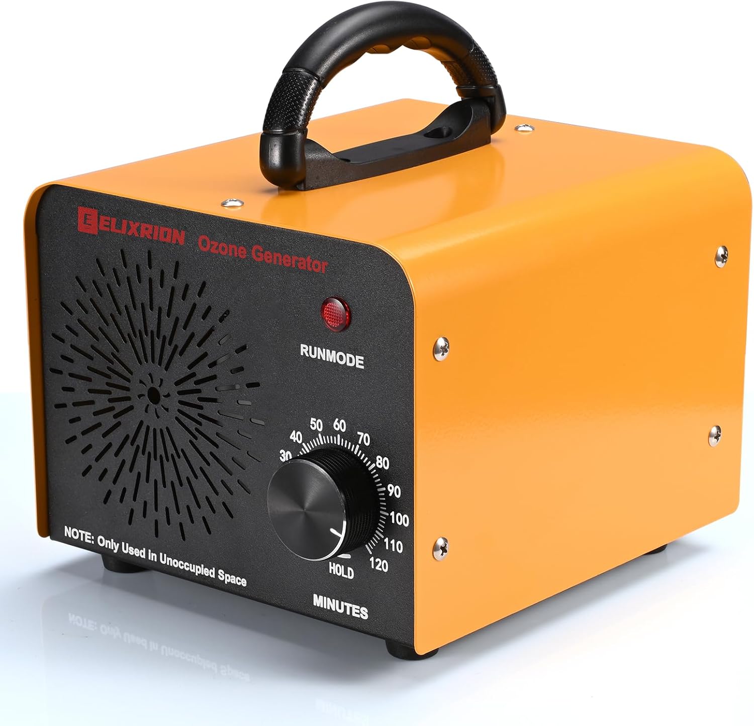 ELIXRION Generador de ozono, ionizador de capacidad de 25000 mgh, máquina profesional de ozono de aire O3 para olores, para el hogar, cocina,